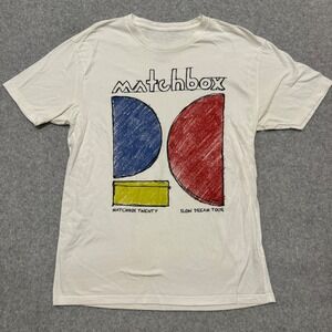 Matchbox Twenty Slow Dream Tour 2023 Graphic T-Shirt White Large Cotton